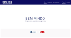Desktop Screenshot of newmec.com.br